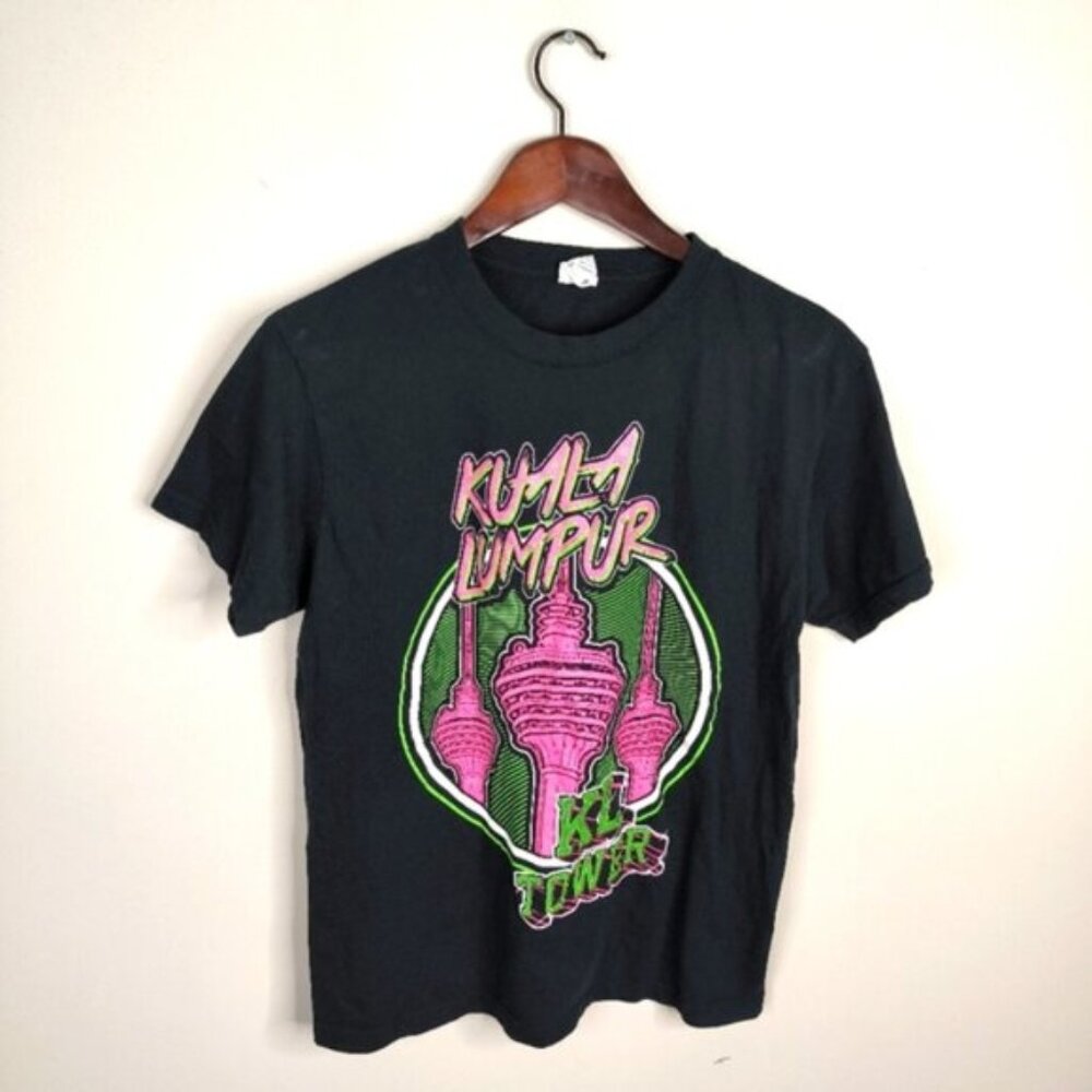 Kuala Lumpur Malaysia KL Tower Street Urban Style Retro 90s Vibrant Unisex Tee S